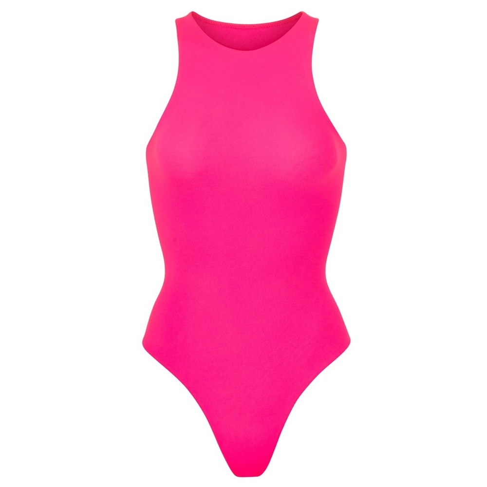 SKIMS Hot Pink Bodysuit